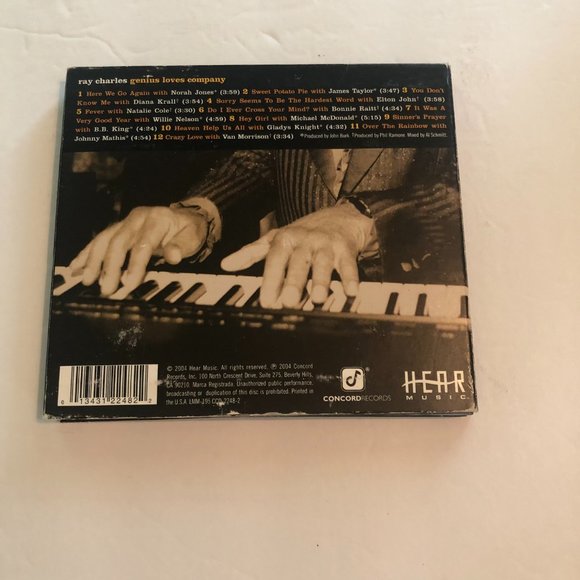 Music - Ray Charles Audio CD w insert 2004 Audio CD Pre-owned - Picture 7 of 7